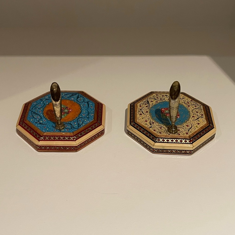 Handmade khatam pen holders